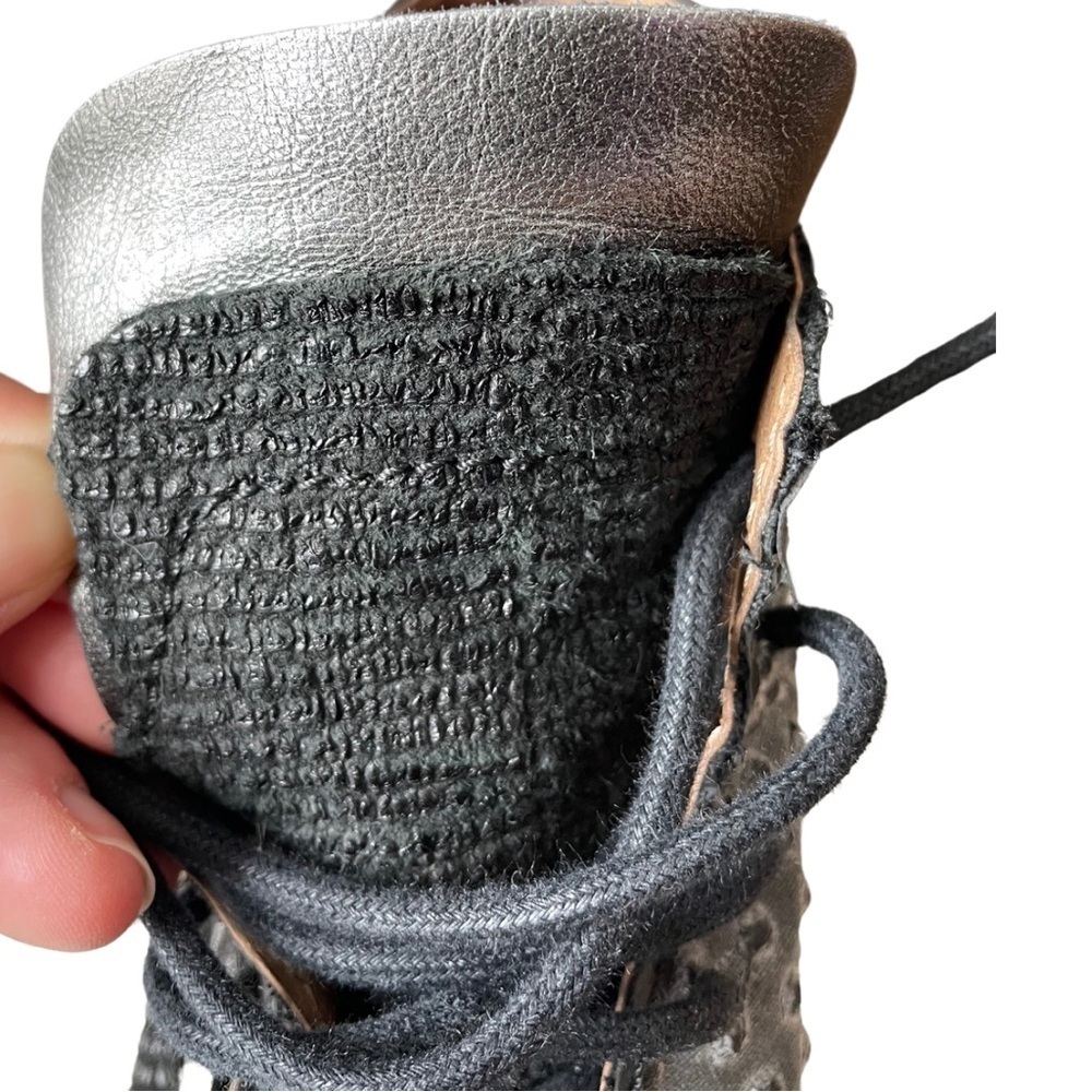 Clocharme Black Leather Ankle Boots - Picture 12 of 15